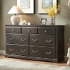 AMERLIFE Drawer Dresser, Farmhouse Chest of Drawers with Vintage Metal Handle - 3 of 4