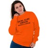 Scary Without A Costume Halloween Sweatshirt for Men or Women Brisco Brands - 4 of 4