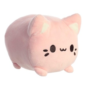 Aurora Small Strawberry Meowchi Tasty Peach Enchanting Stuffed Animal Pink 7" - 1 of 4