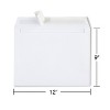 HITOUCH BUSINESS SERVICES EasyClose Catalog Envelopes 12"L x 9"H White 100/Box SPL570227 - 3 of 4