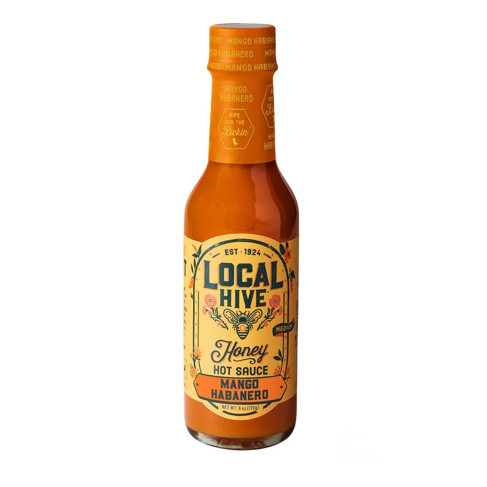 LOCAL HIVE Mango Habanero Honey Hot Sauce - 6 fl oz