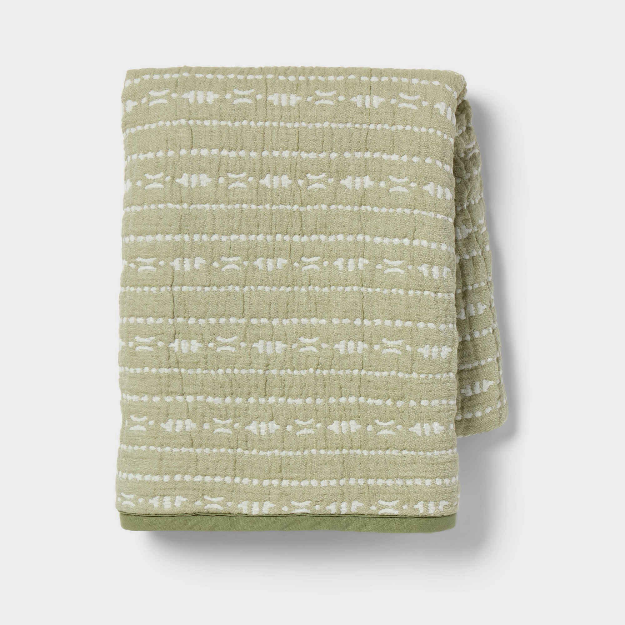 300 Thread Count Reversible Matelassé Body Pillow Cover - Threshold™