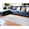 HomeRoots 8' X 11' Beige and Ivory Abstract Washable Non Skid Area Rug - 2 of 4