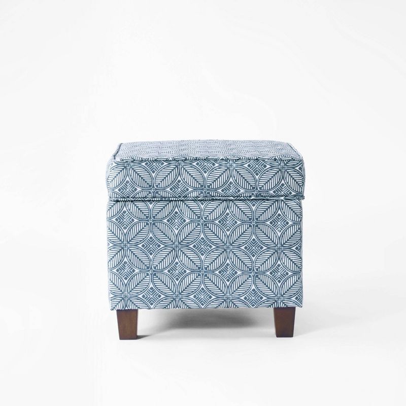 Cole Classics Square Storage Ottoman with Lift Off Top - HomePop, 4 of 16