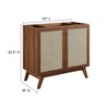 Modway Soma 36" Bathroom Vanity – Modern Sink Cabinet with Wood Grain Texture and Soft-Close Doors (Sink Not Included) - 3 of 4