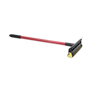 Boardwalk General-Duty Squeegee, 8" Wide Blade, Black/Red, 21" Handle - 1 of 4