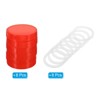 Unique Bargains Leak-Proof Plastic Mason Jar Lids with Silicone Sealing Ring 8 Pcs - 3 of 4