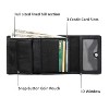 Alpine Swiss Womens RFID Wallet Genuine Leather Trifold ID Window Coin Pouch Card Case Small Compact Ladies Wallet - 2 of 4