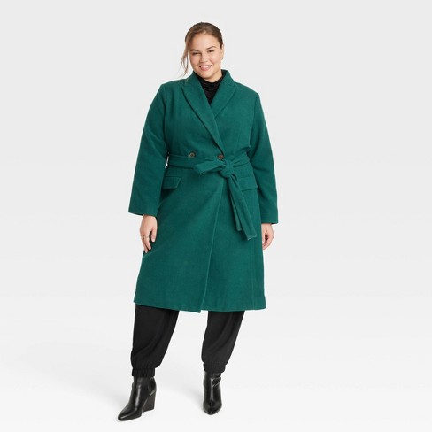 Flap Pocket Hooded Wrap Coat - Women - Ready-to-Wear