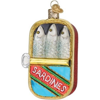 Old World Christmas Blown Glass Ornament for Christmas Tree, Sardines