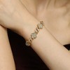 SOHI Women's Chalice Silver The Small Clover Tennis Bracelet - 4 of 4