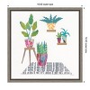 Amanti Art Namaste Houseplants V by Courtney Prahl Canvas Wall Art Print Framed 16 x 16-in. - 3 of 4