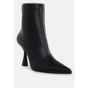 Tentia Metallic Pleather Spool Heel Boots Women - 2 of 4