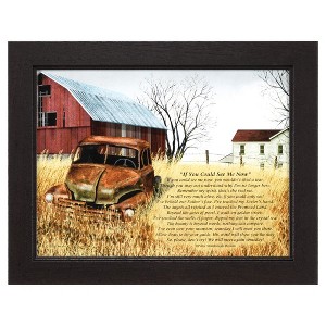 Dicksons If You Could See Me Now Bereavement Black 16 x 12 Wood and Glass Framed Wall Art - 1 of 3