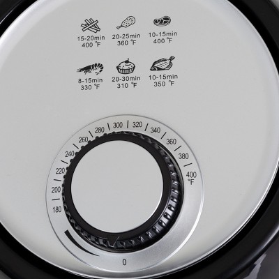 Compact Black 2.3-Quart Electric Air Fryer with Nonstick Interior