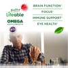 Lifeable - Omega 3 6 9 Gummies with Vegan DHA, Plant-Based Flaxseed Oil Omega 3 Fish Oil Alternative, Supplement for Adults, Men & Women, 60 Gummies - 3 of 4