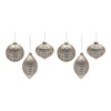 Champagne Glittered Ball Ornament (Set of 6) - 3 of 4