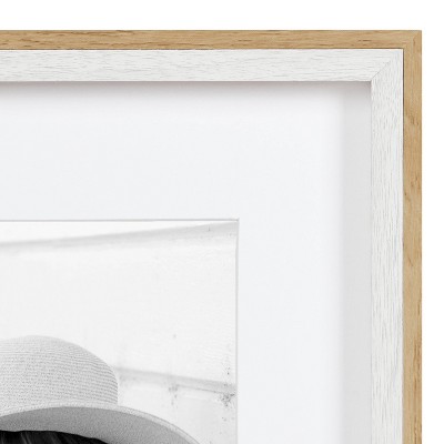 Scandinavian-Inspired Gibson Frame Set, 11" x 14", White and Natural