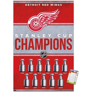 Trends International NHL Detroit Red Wings - Champions 23 Unframed Wall Poster Prints - 1 of 4