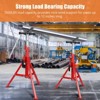 V Head Pipe Jack Stand, 28''-52'' Adjustable Folding Pipe Stand, 2500 Lb Load Capacity, for Automotive, Welding, and Construction Projects - 3 of 4