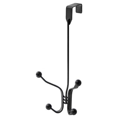 Tango Over-the-Door 2 Hooks Matte Black - Splash Home