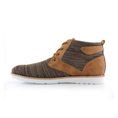 Polar Fox Mens Bohort MPX506060 Mid-Top Knitted Round Toe Sneaker Boots, in Brown, Size 7.5 — фото 4
