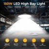150W LED Highbay Light Mining lamp 5000K Industrial Commercial Warehouse Garage - 4 of 4