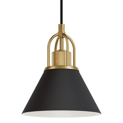 Hunter Fans 7" Carrington Isle Mini Pendant Ceiling Light Flat Matte Black Finish