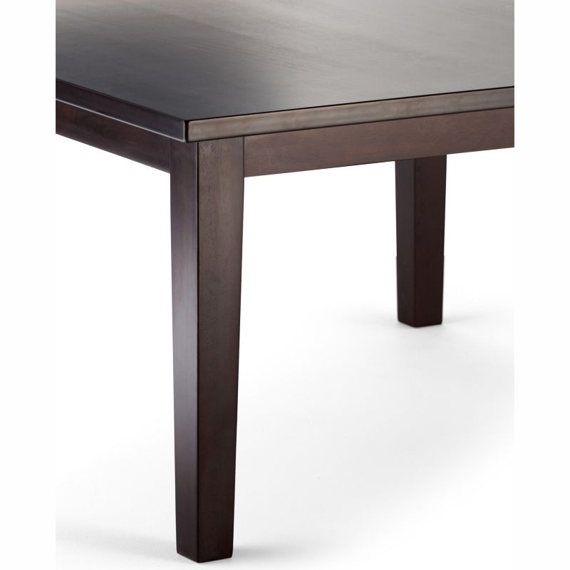 54&#34;x54&#34; Colburn Solid Hardwood Square Dining Table Java Brown - WyndenHall, 5 of 11