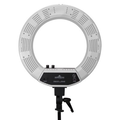 Impressions Vanity 18-Inch DuoTone LED Vanity Studio Ring Light with Stand, Bag and Accessories