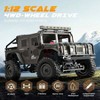 1: 12 Scale 4WD RC Car, 2.4GHz, IPX4 Waterproof, Climbing Truck, 2 Batteries, Teens Adults - 2 of 4
