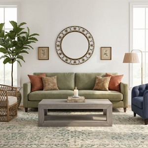 Modern Rectangular Coffee Table with Bottom Shelf (48in x 24in / 1220mm x 610mm) - 1 of 4