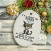 Grumpy Old Nurse Cat, Cute and Funny Christmas Gift| OrnamentallyYou - 4 of 4
