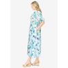 Woman Within Plus Size Petite Roll-Tab Sleeve Crinkle Shirtdress - 4 of 4
