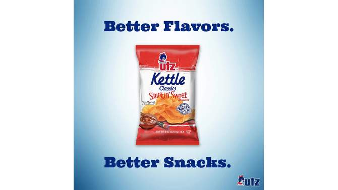 Utz Kettle Classics Smokin&#39; Sweet  BBQ Potato Chips - 7.5oz, 2 of 9, play video