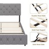 Upholstered Platform Bed Frame with USB Ports - 4 of 4