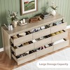 Farmhouse 9 Dresser for Bedroom, Wide Wood Chest of Drawers Large Storage Cabinet for Entryway Living Room - 2 of 4