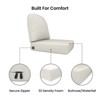 Covers&All Outdoor Sunbrella Deep Seat Cushion Set for Outdoor Furniture, 24in D x 22in W, White - 2 of 4