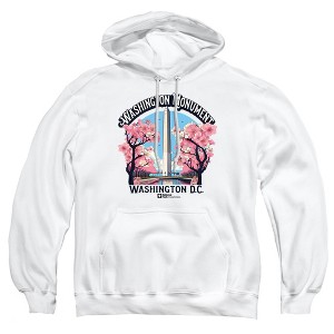 Men's The Washington National Monument Cherry Blossoms Pull-Over Hoodie - 1 of 4