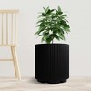Kozyard Planter Indoor Outdoor Plant Pots with Tray Collecting Water for Tall Plants, Flowers - 2 of 4
