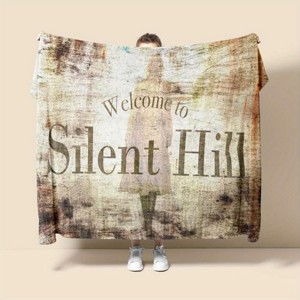 Welcome To The Horror World Pattern Flannel Office Chair Lounge Blanket, Christmas Gift. - 1 of 4