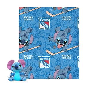 NHL Slapstick Stitch Hugger Pillow & Silk Touch Throw Blanket Set 40x50 Inches - 1 of 4