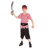 Striped Pirate Boy Child Costume - 2 of 4