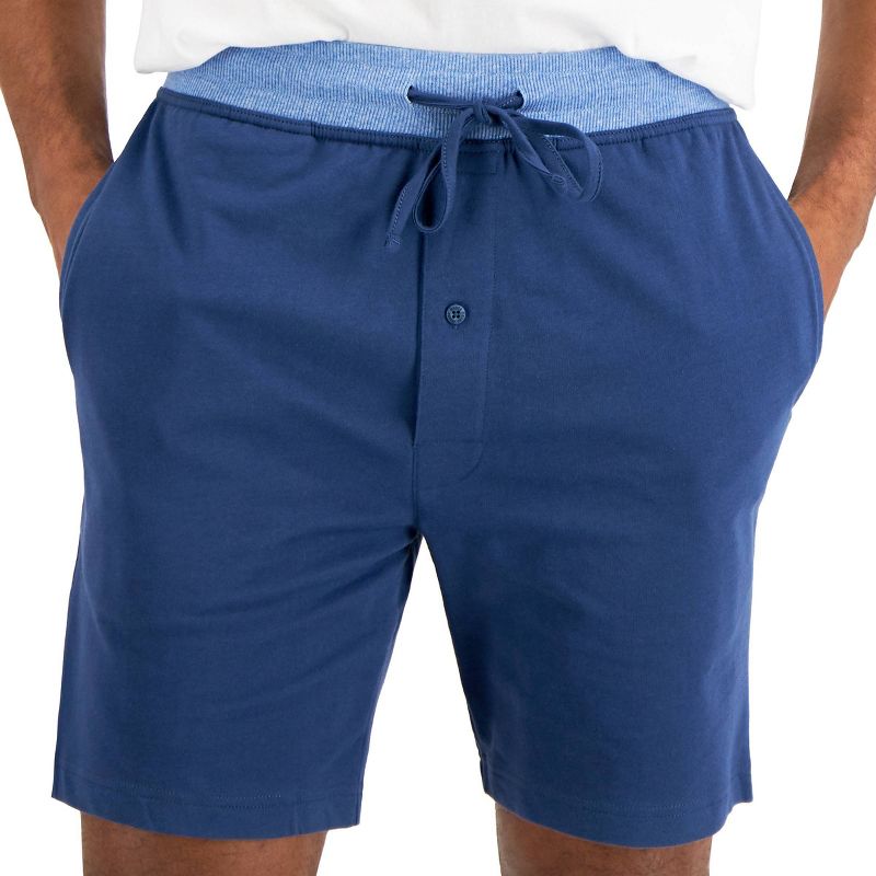 Hanes Premium Men's 9" French Terry Pajama Shorts 2pk, 3 of 7