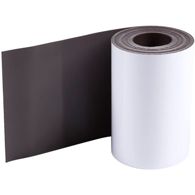 Juvale White Magnetic Tape Roll, Rewritable Dry Erase Whiteboard, 3 in x 10 ft