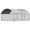 Large Metal Chicken Coop, Dome Chicken Coop with Upgrade Tri-Supporting, Chicken Run with Waterproof and Anti-UV Cover - 3 of 4