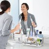 ATTOP Detachable 7 Slots Kids Toothbrush and Toothpaste Holde Drainage for Bathroom Accessories Organization Counter Vanity Storage, Wood - 2 of 4
