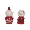 Dolomite Santa & Mrs. Claus Salt and Pepper Shaker Set of 2 - 3 of 4