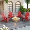 Arceso Adirondack Chairs with Cup Holder, 300lbs Weather Resistant - 2 of 4