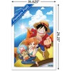 Trends International One Piece: Fishman Island - Luffy, Nami, Tony Tony Chopper Framed Wall Poster Prints - 3 of 4